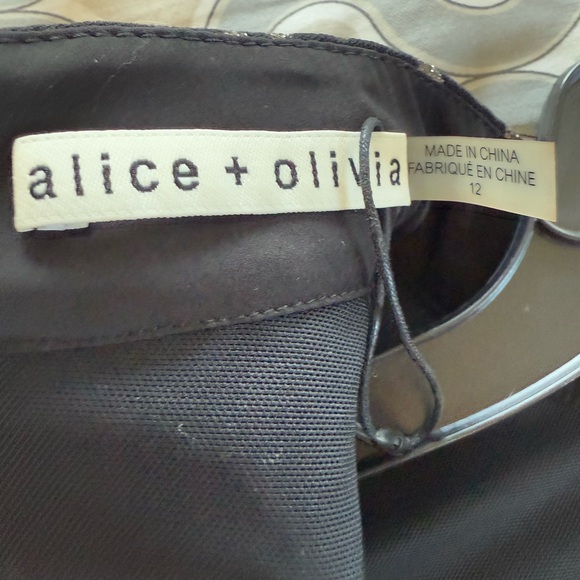 Alice and Olivia Size 12 Sparkle Dot Dress - Picture 6 of 13